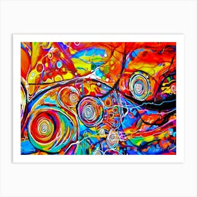 Abstract Line Art - Abstract Zen Art Print