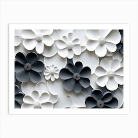 Paper Flower Wall Art 15 Art Print