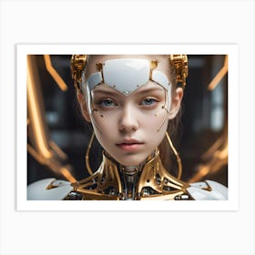 Robot Girl 1 Art Print