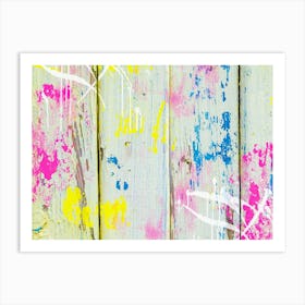 Paint Splatters Art Print