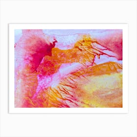 Abstract Watercolor Painting 8 Art Print