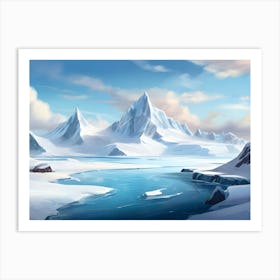 Arctic Landscape 1 Art Print