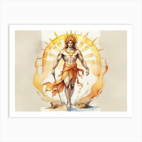 Apollo, God Of Sun 4 Art Print
