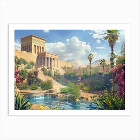 Egyptian Garden Art Print