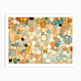 Abstract Circles 19 Art Print