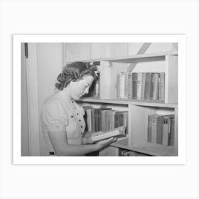 Librarian Of The Small Lending Library At The Casa Grande Valley Farms, Pinal County, Arizona By Russell Lee Art Print