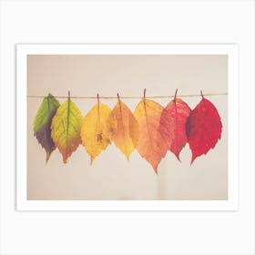 Hanging Leaves Art Print