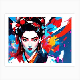 Geisha Girl 5 Art Print