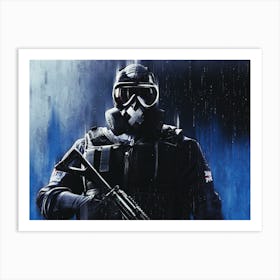 Sas Mute Tom Clancy Tom Clancys Rainbow Six Siege Art Print