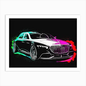 Mercedes Maybach 1 Art Print