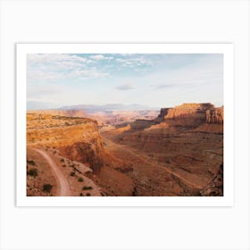 Red Desert Dirt Road Art Print