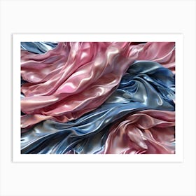 Silk Fabric Art Print