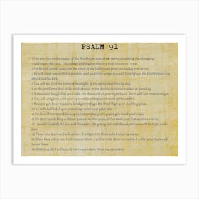 Psalm 91 6 Art Print