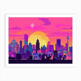 Odessa Skyline  Art Print