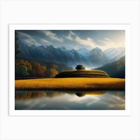 Mountain Landscape 8 Art Print