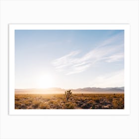 Nevada Desert Sunrise V Art Print
