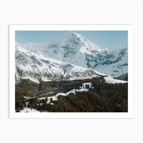 Ski Swiss Alps Art Print