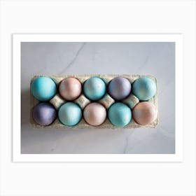 Pastel Easter Eggs 2 Art Print