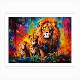 African Majesty Art Print