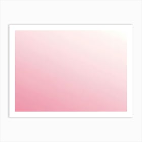 Soft Pink Gradient Background 3 Art Print