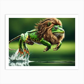 Froglion Art Print