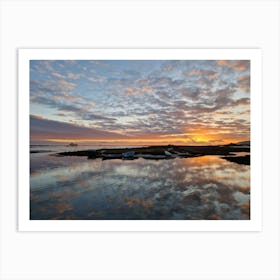 Sunrise At The Beach Art Print