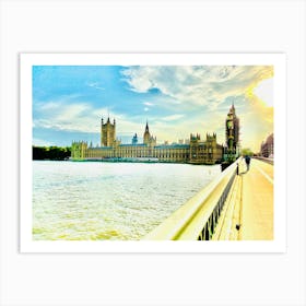 Big Ben And Houses Of Parliament Art Print