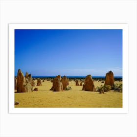 Photographing The Pinnacles Rocks: Capturing Nature's Masterpieces Art Print