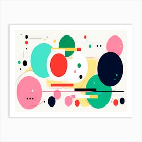 Abstract Circles 8 Art Print