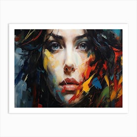 Abstract Of A Woman 5 Art Print