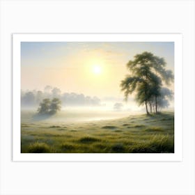 Morning Mist At Avonlea 3 Art Print