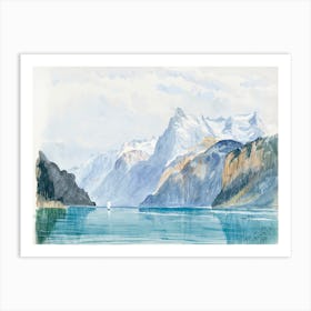 Bay Of Uri, Brunnen From Switzerland 1870 Sketchbook, John Singer Sargent Art Print