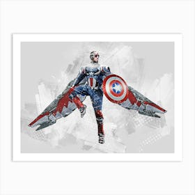 Falcon Painting Art Print