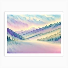 Mountains 1 Art Print