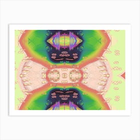 Psychedelic Butterfly Art Print