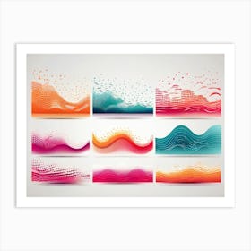 Abstract Wave 4 Art Print