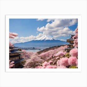 Cherry Blossoms In Japan 8 Art Print