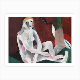 Seated Nude, Heinrich Campendonk Art Print