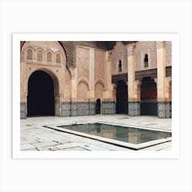 Mosque Pool Art Print