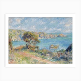 View At Guernsey (1883), Pierre Auguste Renoir Art Print