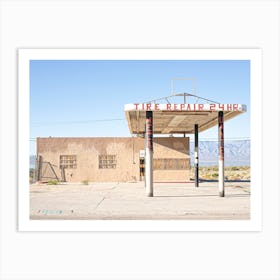 Salton Sea Tires Art Print