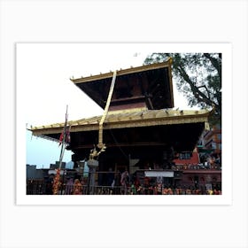 Manakama Temple By Binod Dawadi Art Print