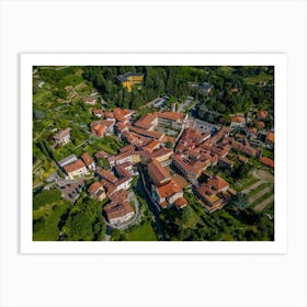 Village In Italy Print Art Print