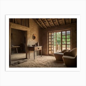 Room In An Adobe House Art Print