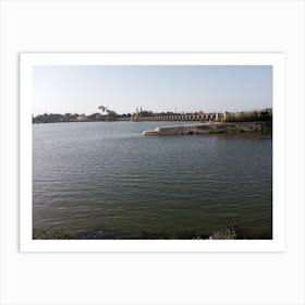 Hyderabad Lake القناطر الخيرية  Art Print