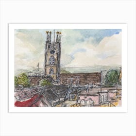 St Marys Ashford 2nd Sep 2024 Art Print