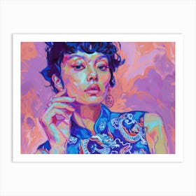 Asian Woman 25 Art Print