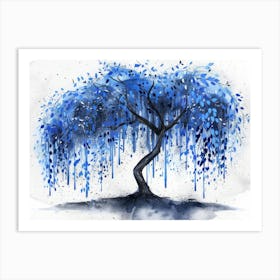 Weeping Willow Tree Art Print