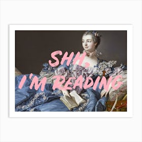 Shhimreading Ratio3x4 Art Print