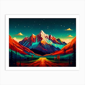 Landscape Painting 1 Art Print